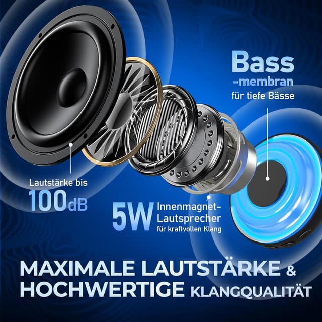 Thumbnail 4 de heetipuk Magnetischer Bluetooth Lautsprecher 5W