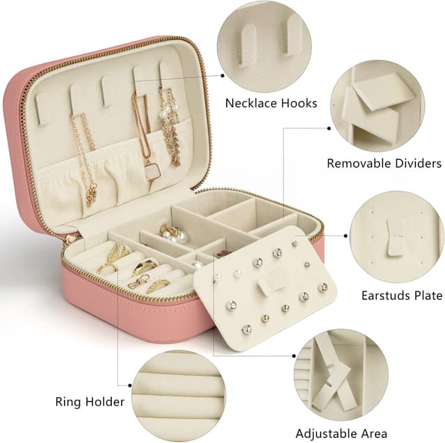 Thumbnail 2 de KAMIER Medium Jewellery Box for Travel