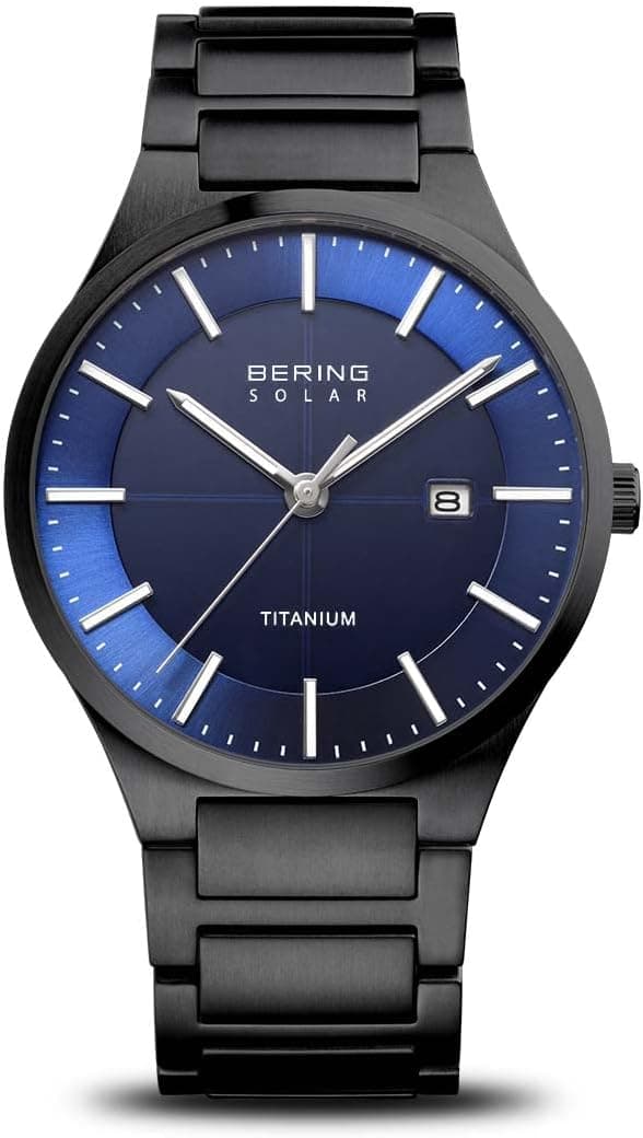 Detalle de BERING Solar Uhr Herrenuhr 39 mm Titan