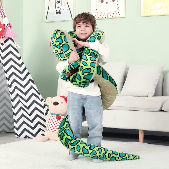 Detalle de IKASA 270cm Giant Snake stuffed animal plush toy