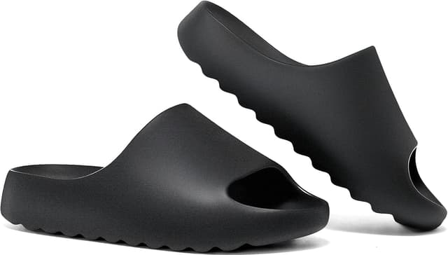 Detalle de XTJSCBDSH Kids Cloud Slides Pillow Slippers – Slip-On Cloud-Like Summer Sandals