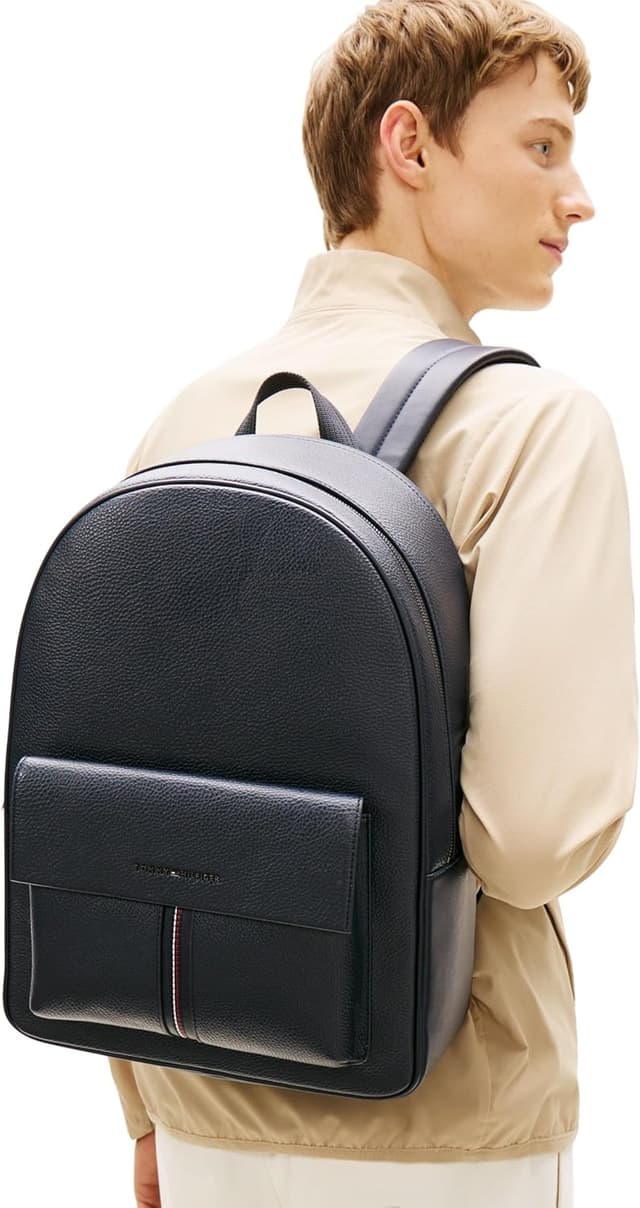 Detalle de Tommy Hilfiger TH Central Backpack AM0AM14165 — sac à dos homme taille unique