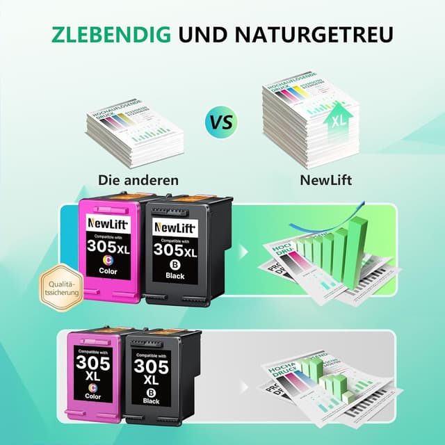 Thumbnail 4 de NewLift 305 XL Druckerpatronen 2er-Pack 🖨
