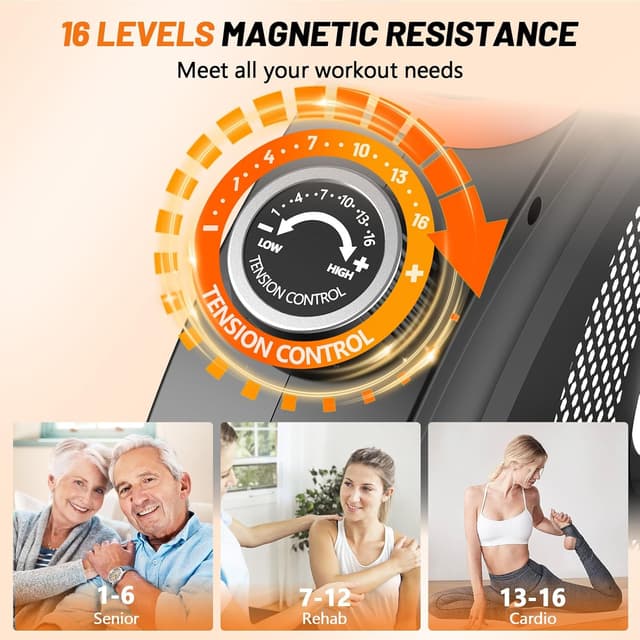 Detalle de VANNECT Recumbent Exercise Bike for Home Use