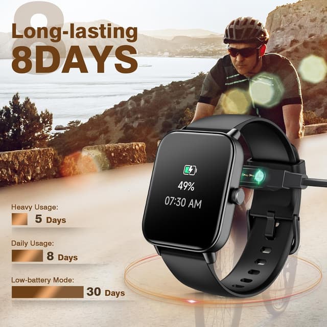 Thumbnail 4 de Smart Watch for Men Answer/Make call & Alexa 1.8"