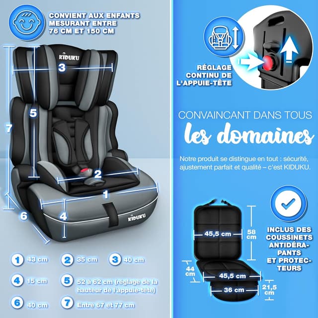 Thumbnail 4 de KIDUKU Siège auto 9-36 kg 👶