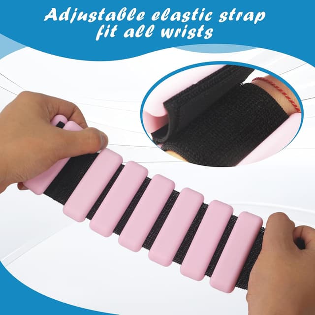 Thumbnail 5 de BUCOMTU 2 pezzi pesi da polso e caviglia 900 g