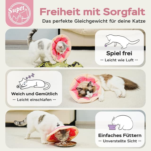 Thumbnail 1 de Supet Halskrause Katzenkragen S 🐾