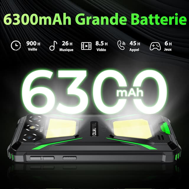 Thumbnail 2 de OUKITEL G5 téléphone incassable 6300mAh