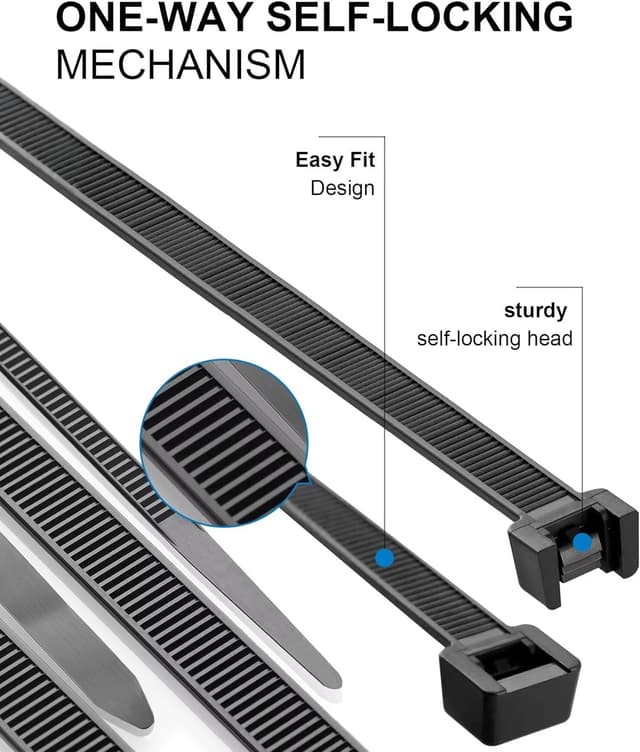 Thumbnail 3 de HAN-LBG Thick Cable Ties 400mm 100 Pack