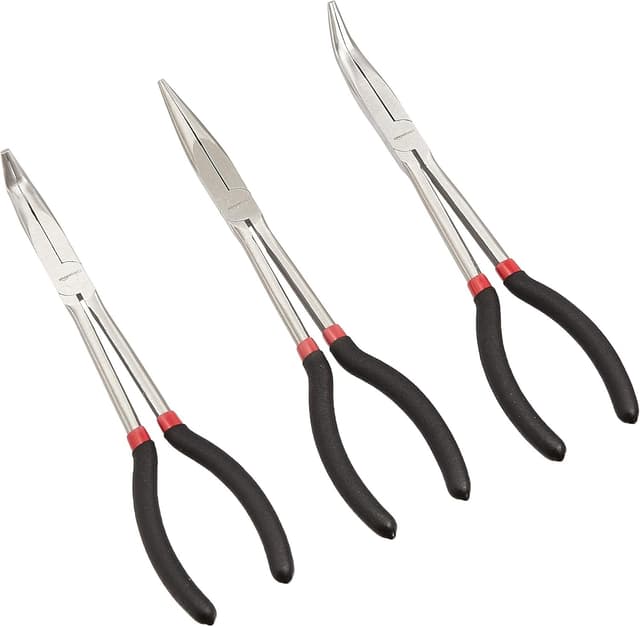 Imagen de Amazon Basics Extra Long Reach Needle Nose Pliers 3-Piece en OfertitasTOP