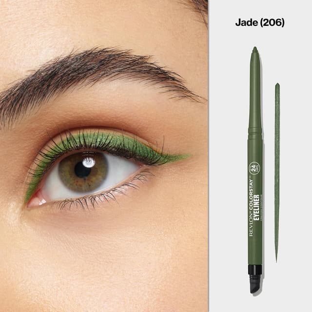 Detalle de Revlon ColorStay Eyeliner Pencil 206 Jade : crayon waterproof ultra pigmenté, effet smoky