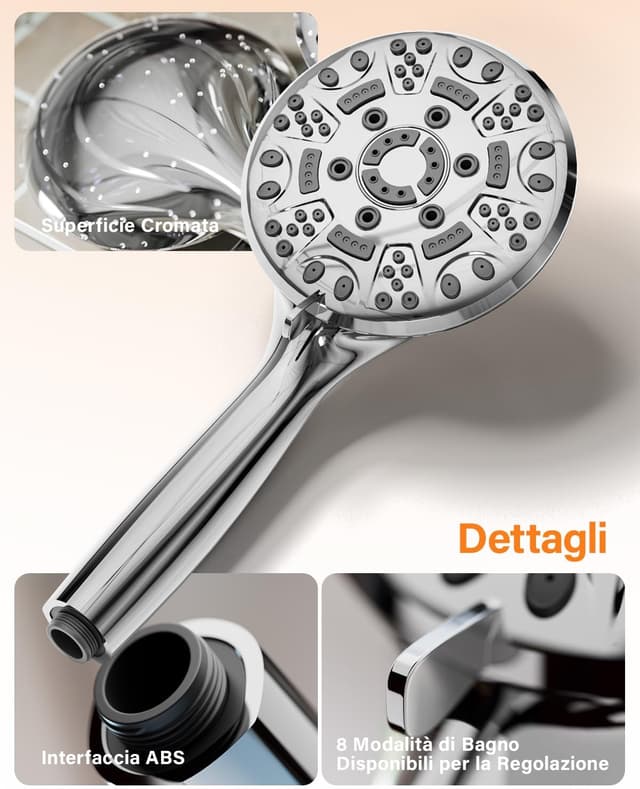 Thumbnail 1 de Cobbe Soffione doccia ad alta pressione