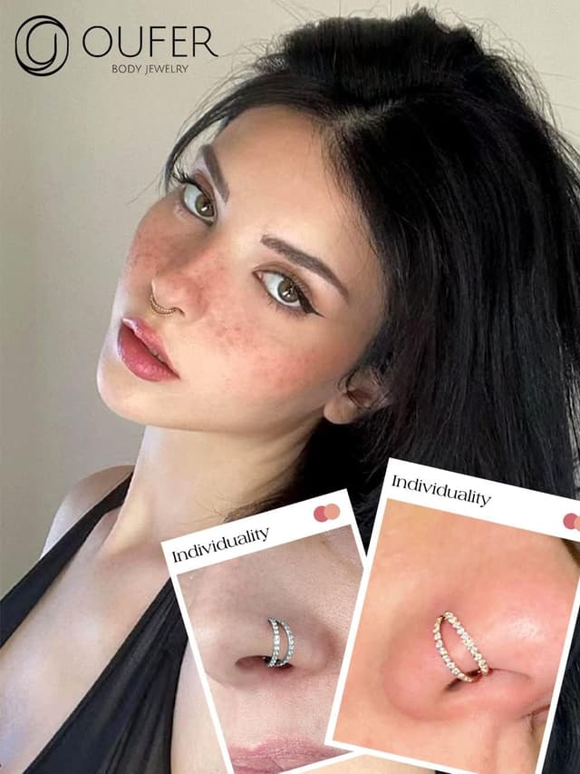 Thumbnail 5 de OUFER Boucles Helix 16G Zircone