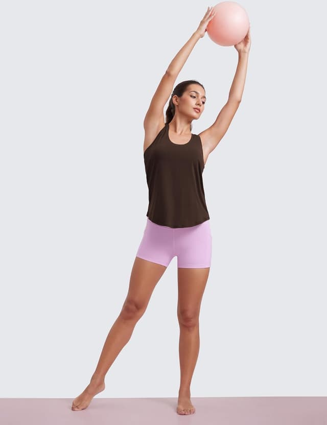 Detalle de Canotta CRZ YOGA in cotone Pima con racerback: leggera e morbida per allenamenti e uso quotidiano