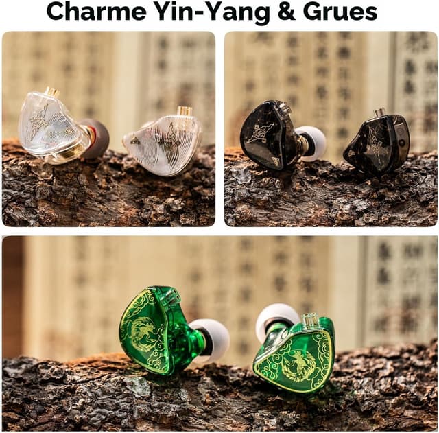 Thumbnail 6 de Linsoul TANGZU Wan'er S.G — écouteurs intra-auriculaires HiFi à diaphragme 10 mm, câble OFC détachable à 2 broches (blanc, sans micro)