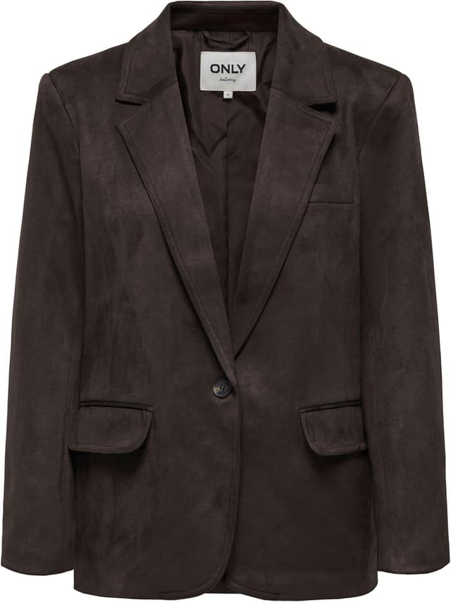 Detalle de ONLY Onlina Life L/S Faux Suede Blazer TLR da donna (pacco da 1)