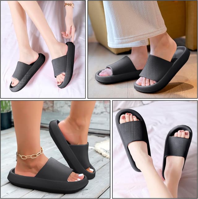 Detalle 2 de VAVOBIS Cloud Sliders lightweight non-slip slippers with thick sole