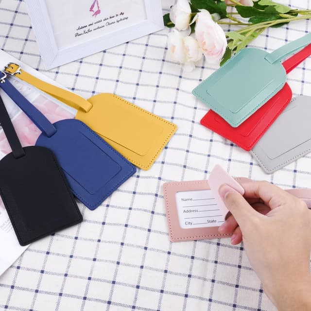 Thumbnail 5 de Flintronic étiquettes en cuir lot de 4