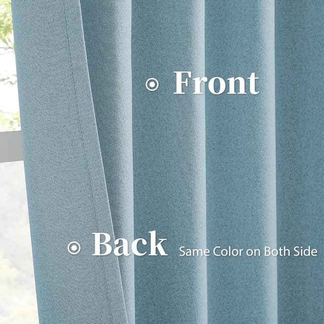 Thumbnail 3 de KEQIAOSUOCAI 108-inch blackout curtains 2 panels 🪟
