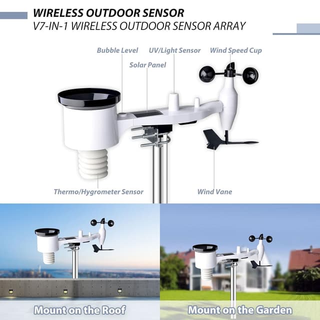 Thumbnail 6 de ECOWITT GW3012 stazione meteo 7 in 1