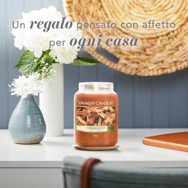 Thumbnail 6 de Yankee Candle Candela profumata in giara grande alla cannella (bastoncino di cannella) con durata fino a 150 ore