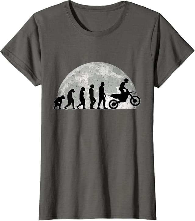 Thumbnail 2 de Motocross Évolution Lune Moto T‑Shirt