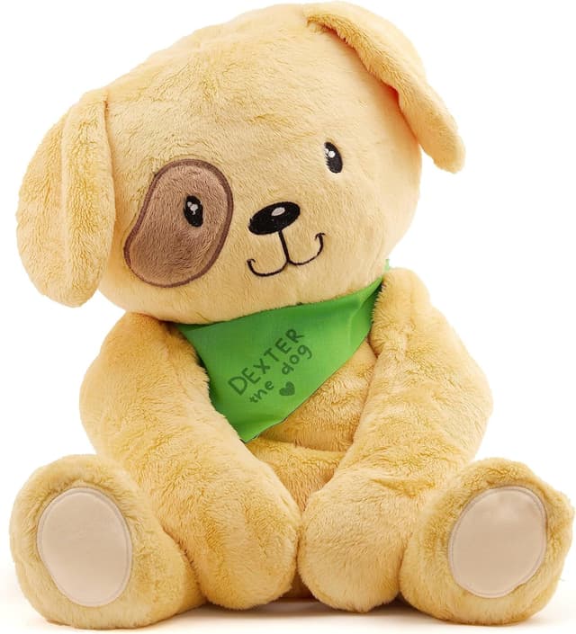 Detalle de Lilly's Love Dexter The Dog 5lb weighted plush