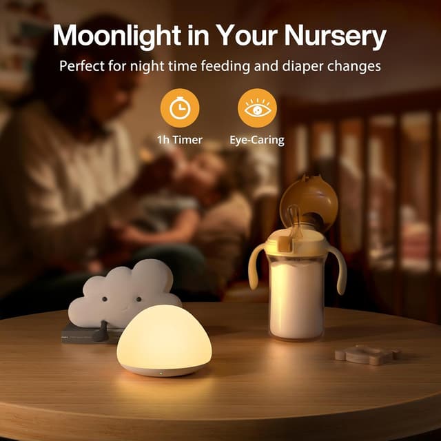 Detalle 2 de JolyWell Night Light 100h soft silicone lamp