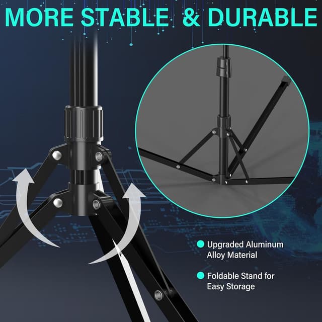 Thumbnail 3 de UBeesize 14" Foldable Ring Light with 62" Tripod