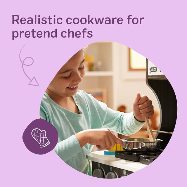 Thumbnail 1 de Melissa & Doug 8 Piece Stainless Steel Play Cookware