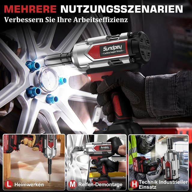 Thumbnail 5 de Sundpey 8000mAh Akku Schlagschrauber đ