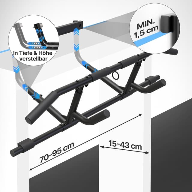 Thumbnail 1 de NEOLYMP Premium Klimmzugstange Türrahmen 150 kg 💪