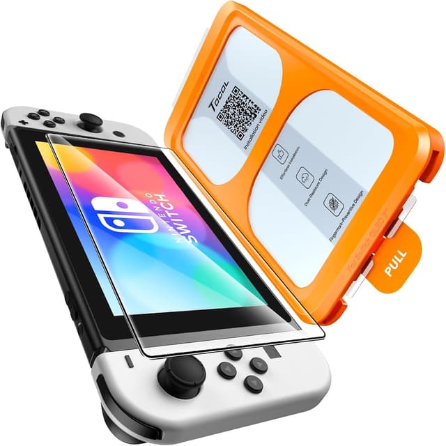 Imagen de TOCOL Schutzglas für Switch OLED 7 Zoll en OfertitasTOP