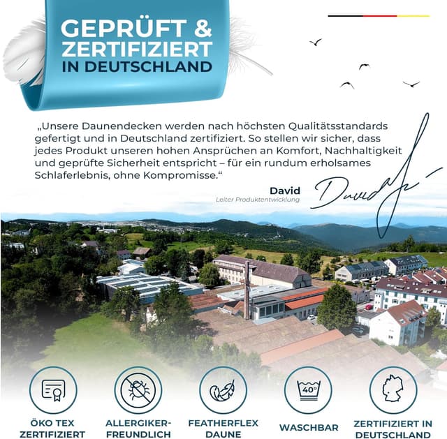 Thumbnail 5 de Glückstoff Feder- und Daunendecke 135x200cm