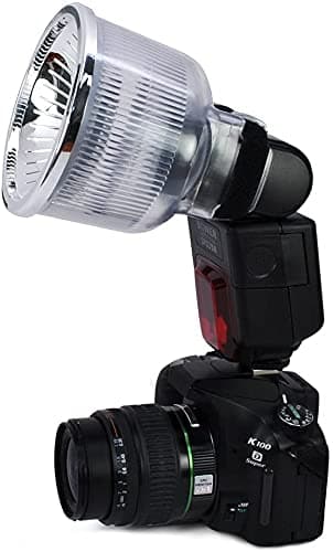 Detalle de FOMITO Universal Cloud Lambency Flash Diffuser with 3 Covers (White, Silver & Orange)