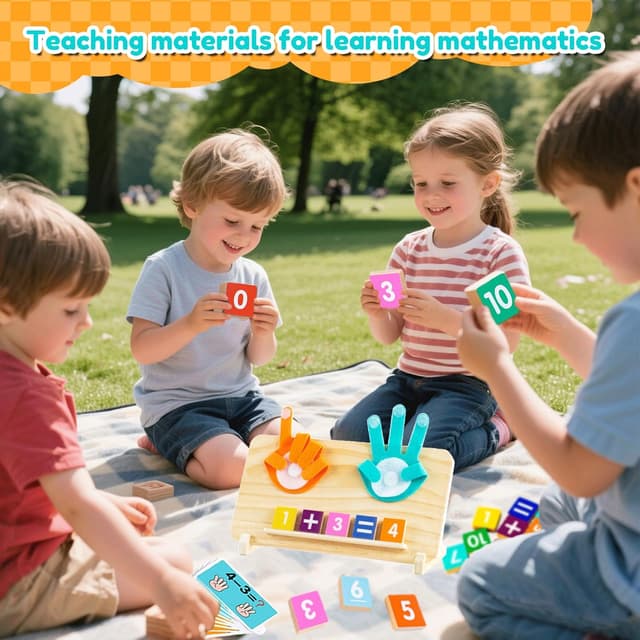 Thumbnail 5 de GEMKARRY Montessori Number Blocks and Maths Cards for 3–6