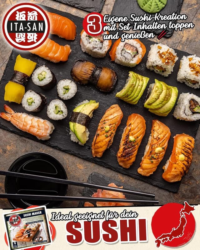 Thumbnail 4 de ITA-SAN Coffret à sushi 9 pièces 🍣