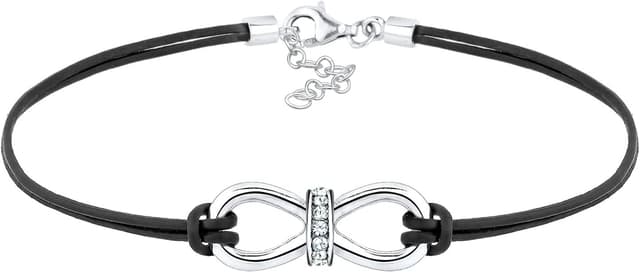 Detalle de Elli Damen Armband Infinity Kristalle