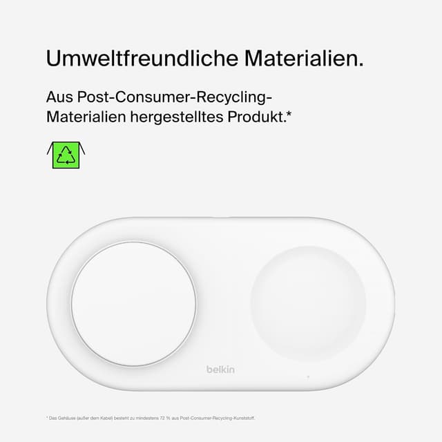 Thumbnail 6 de Belkin BoostCharge Pro kabellose 2‑in‑1-Ladestation 15W
