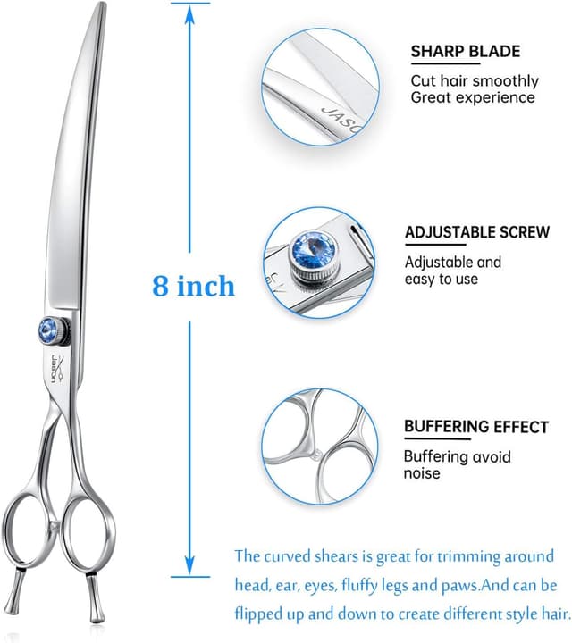 Thumbnail 3 de JASON forbici curve 8 pollici ✂