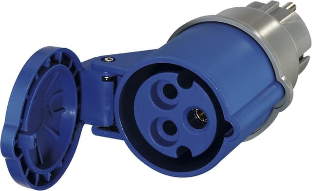 Detalle 2 de Electraline 80861 Adaptateur caravane Prise Schuko