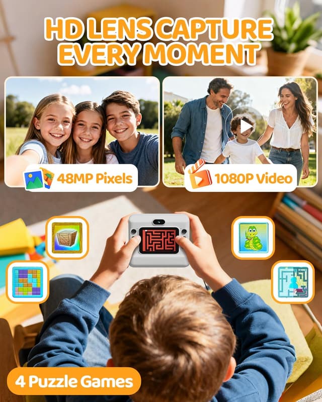 Thumbnail 4 de CalineGam Kinderkamera Sofortbildkamera 32 GB