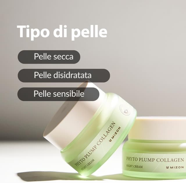 Detalle 2 de Mizon Crema Notte Collagene Vegetale 50ml 🌙