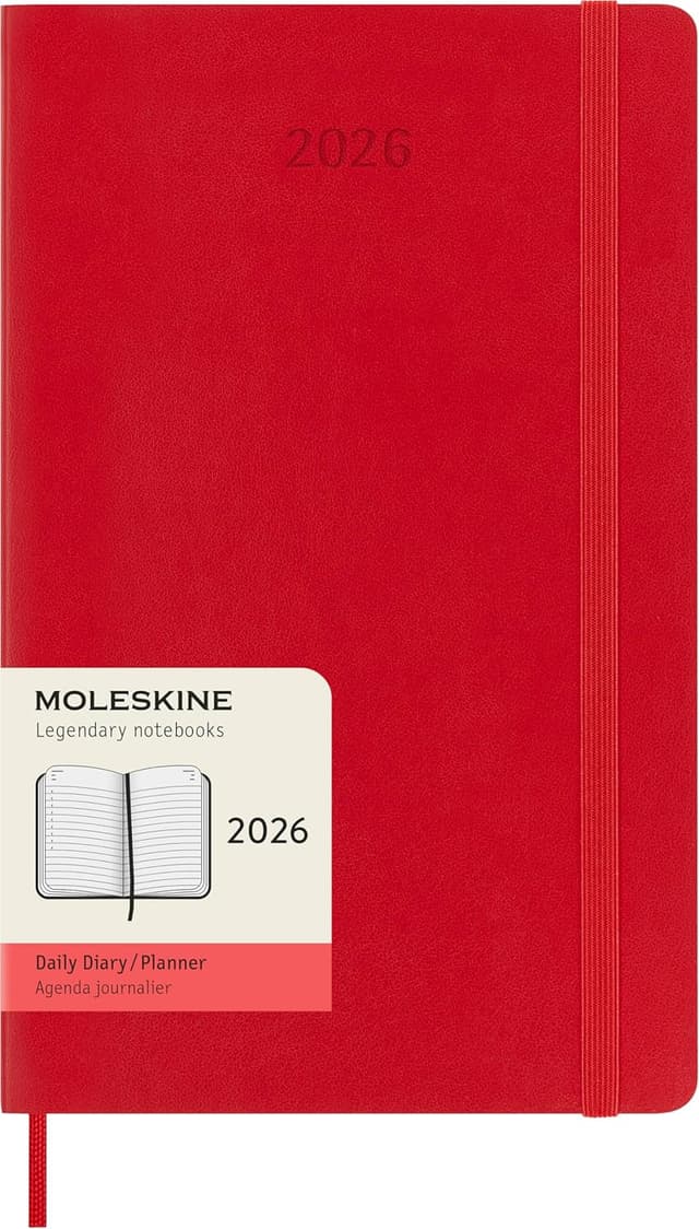 Detalle de Moleskine Daily Planner 2026 Large 13x21