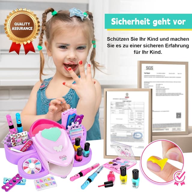 Detalle 1 de Nagellack Set für Kinder mit 6 Lacken