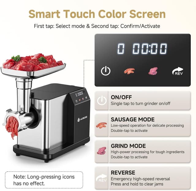 Thumbnail 1 de AAOBOSI Meat Grinder 3000W 🍖