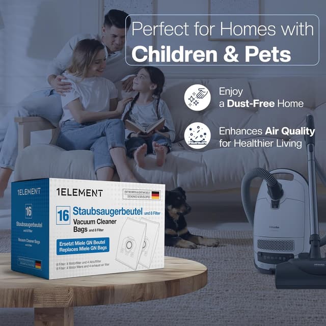 Thumbnail 3 de Miele compatible vacuum bags 16-pack for C3/C2 series 🧹