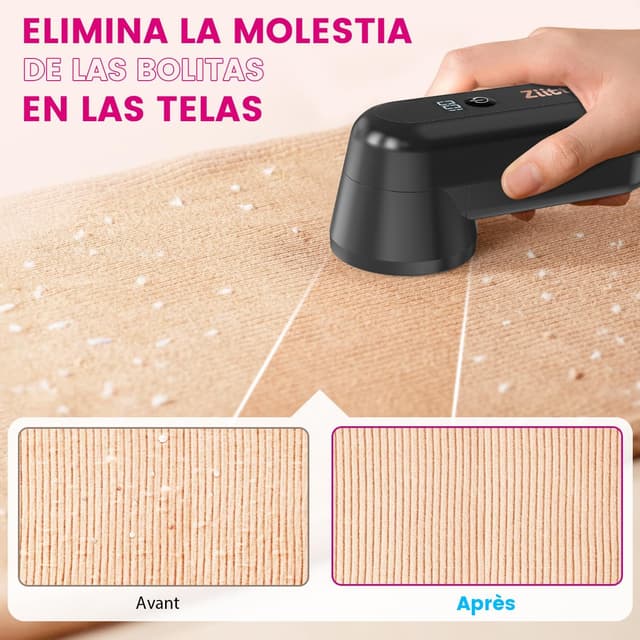 Thumbnail 4 de Ziitty Quita Pelusas eléctrico Pantalla LCD