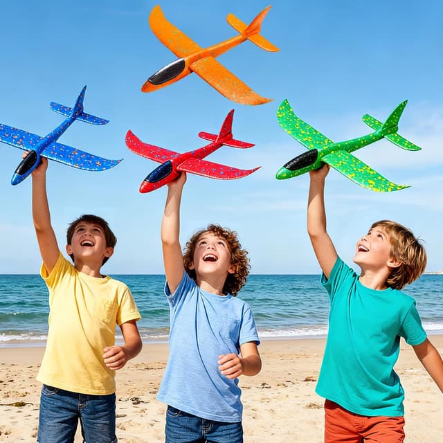 Thumbnail 5 de PATRICHOR Styropor Flugzeuge 4er Pack